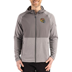 San Francisco 49ers Cutter & Buck Peshastin Eco Fleece Recycled Raglan Full-Zip Tri-Blend Hybrid Jacket