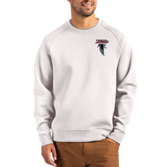 Atlanta Falcons Cutter & Buck Throwback Roam Recycled Raglan Pullover Sweatshirt