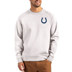 Indianapolis Colts Cutter & Buck Primary Logo Roam Recycled Raglan Pullover Sweatshirt
