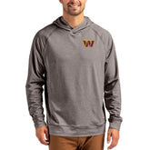 Washington Commanders Cutter & Buck Adapt Knit Recycled Raglan Pullover Hoodie