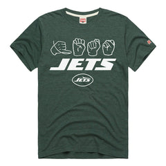 New York Jets Homage Unisex NFL ASL Collection by Love Sign Tri-Blend T-Shirt