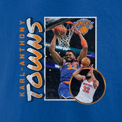 Karl-Anthony Towns New York Knicks '90s Player Graphic T-Shirt Online