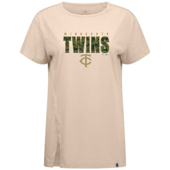 Minnesota Twins Levelwear Women's Influx Protect W T-Shirt | MLB New
