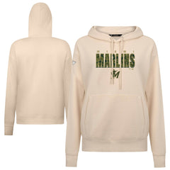 Miami Marlins Levelwear Women's Adorn Protect W Pullover Hoodie | MLB Outlet