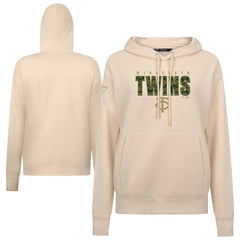 Minnesota Twins Levelwear Women's Adorn Protect W Pullover Hoodie | MLB Discount