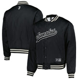 Juventus Collegiate Sateen Full-Snap Jacket Black - Fanatics