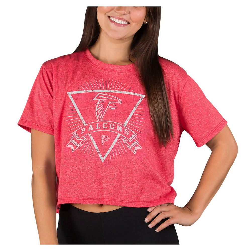 Atlanta Falcons Concepts Sport Women's Quest Knit Crop Top