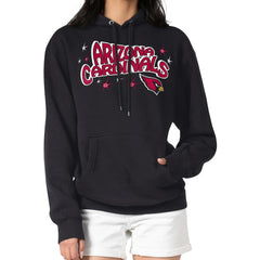 Arizona Cardinals Starter Women's Fireworks Fleece Pullover Hoodie