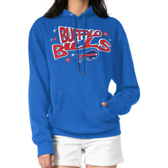 Buffalo Bills Starter Women's Fireworks Fleece Pullover Hoodie