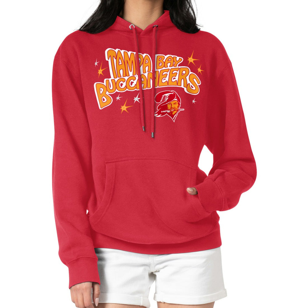 Tampa Bay Buccaneers Starter Women's Fireworks Fleece Pullover Hoodie