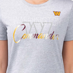 Washington Commanders G-III 4Her by Carl Banks Women's Super-Slim Fit Lightweight Shadow Logo T-Shirt