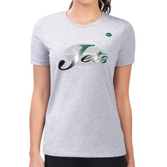 New York Jets G-III 4Her by Carl Banks Women's Super-Slim Fit Lightweight Shadow Logo T-Shirt