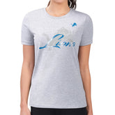 Detroit Lions G-III 4Her by Carl Banks Women's Super-Slim Fit Lightweight Shadow Logo T-Shirt
