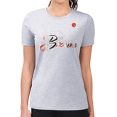 Cleveland Browns G-III 4Her by Carl Banks Women's Super-Slim Fit Lightweight Shadow Logo T-Shirt