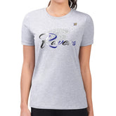 Baltimore Ravens G-III 4Her by Carl Banks Women's Super-Slim Fit Lightweight Shadow Logo T-Shirt
