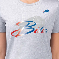Buffalo Bills G-III 4Her by Carl Banks Women's Super-Slim Fit Lightweight Shadow Logo T-Shirt