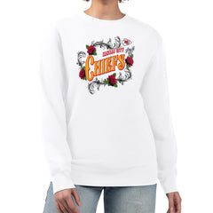 Kansas City Chiefs G-III 4Her by Carl Banks Women's Roses Fleece Tri-Blend Pullover Sweatshirt