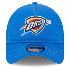 Oklahoma City Thunder Core Logo Foam Front A-Frame 9FORTY Adjustable Trucker Hat Discount