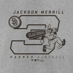Jackson Merrill San Diego Padres Player Graphic T-Shirt | MLB Discount