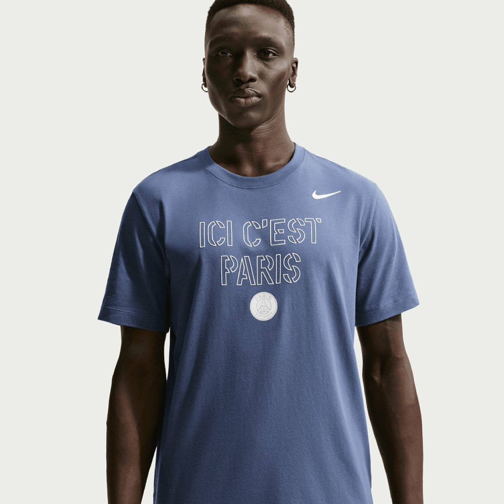 Paris Saint-Germain Men's Team Pride T-Shirt Blue - Nike