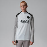 Paris Saint-Germain Jordan Brand Men's Strike Drill Quarter-Zip Long Sleeve Dri-FIT Top White - Jordan