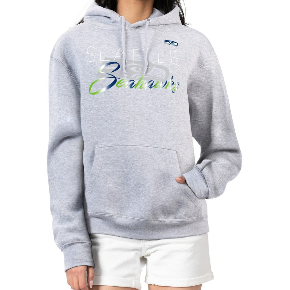 Seattle Seahawks G-III 4Her by Carl Banks Women's Shadow Logo Fleece Pullover Hoodie