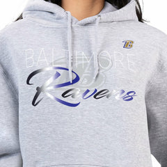 Baltimore Ravens G-III 4Her by Carl Banks Women's Shadow Logo Fleece Pullover Hoodie