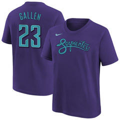 Zac Gallen Arizona Diamondbacks Nike Youth Fuse City Connect Name & Number T-Shirt | MLB Shop