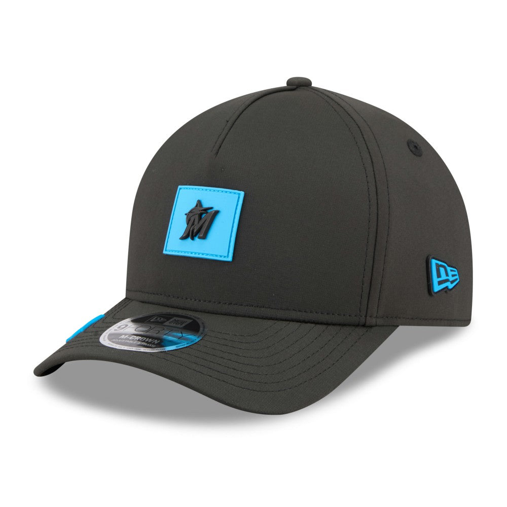 Miami Marlins New Era 2026 Clubhouse 9FORTY A-Frame Adjustable Hat | MLB Online