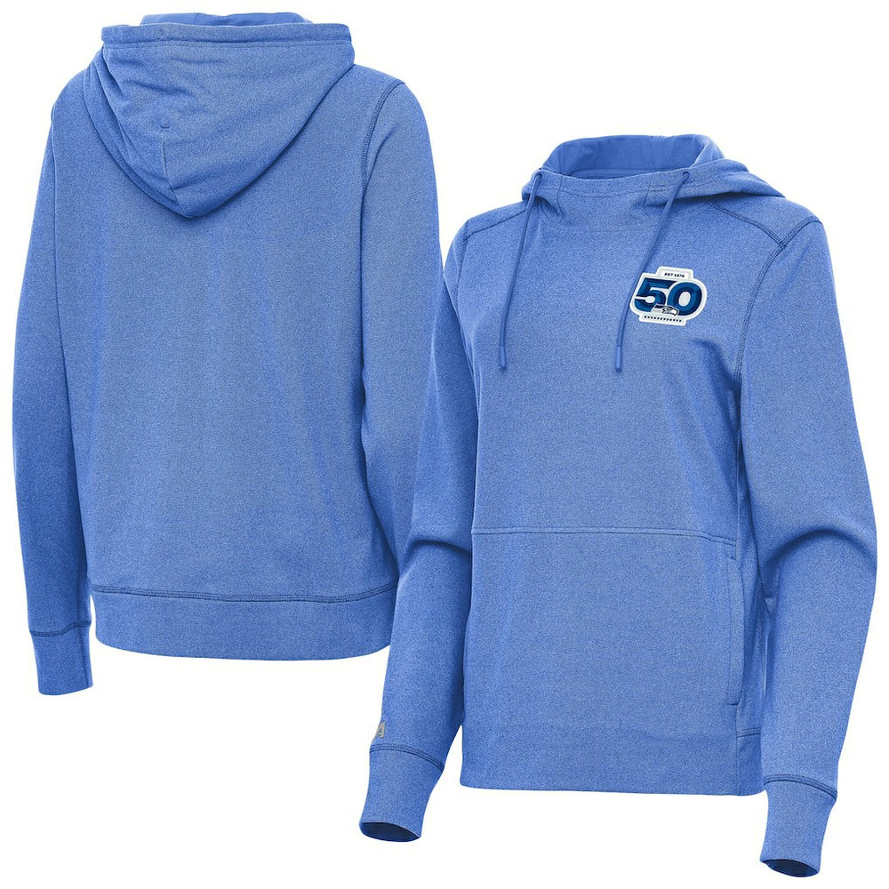 Seattle Seahawks Antigua Women's 50th Season Justice Pullover Hoodie