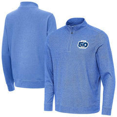 Seattle Seahawks Antigua 50th Season Subtle Quarter-Zip Pullover