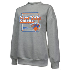 New York Knicks Majestic Threads Women's Classic Tri-Blend Pullover Sweatshirt Online