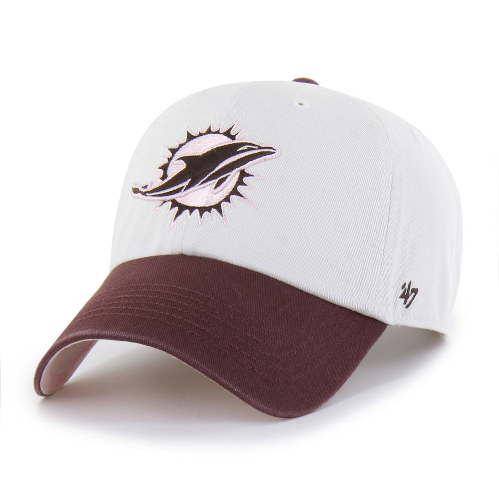 Miami Dolphins 47 brand '47 Unisex Love Letter Clean Up Adjustable Hat