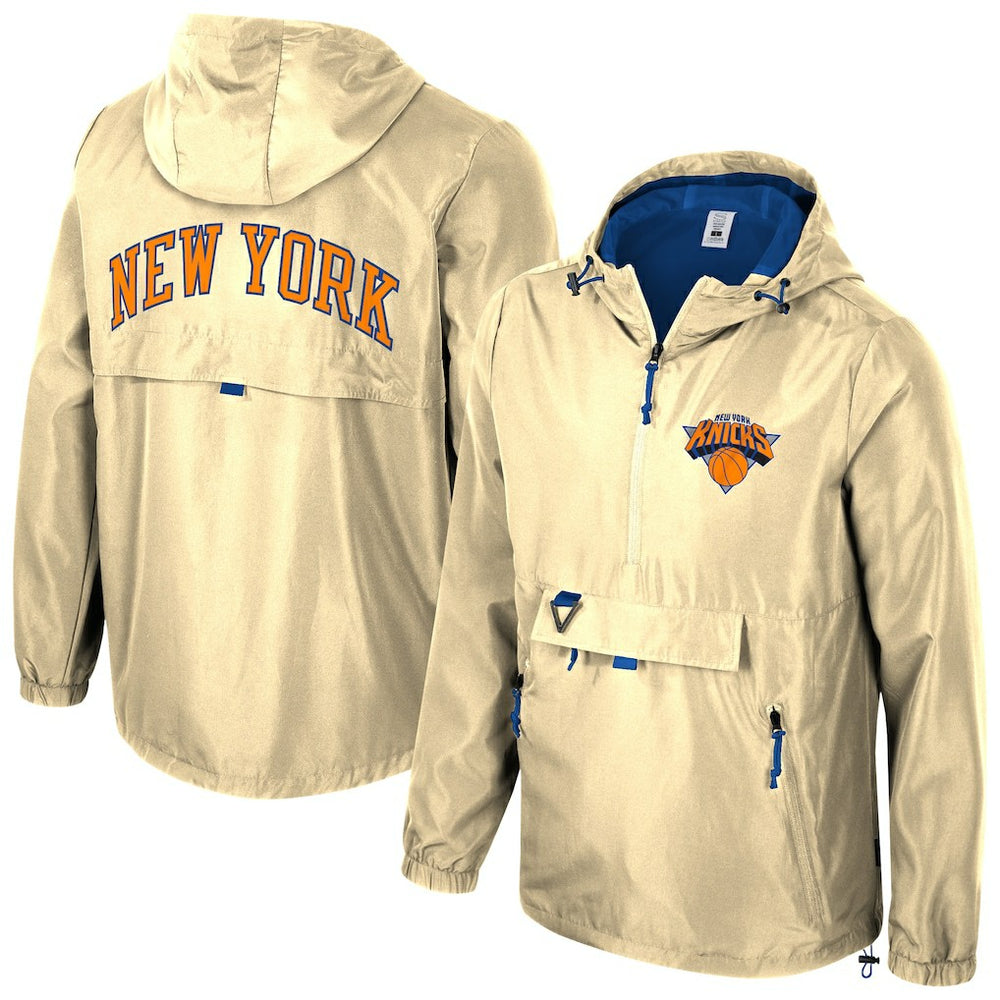 New York Knicks Stadium Essentials Unisex 2025/26 City Edition Compete Quarter-Zip Hoodie Jacket New
