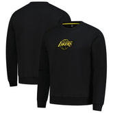 Los Angeles Lakers Stadium Essentials Unisex Club Level Chenille Sweatshirt New