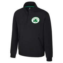 Boston Celtics Stadium Essentials Unisex Varsity Trainer Quarter-Zip Pullover For Sale