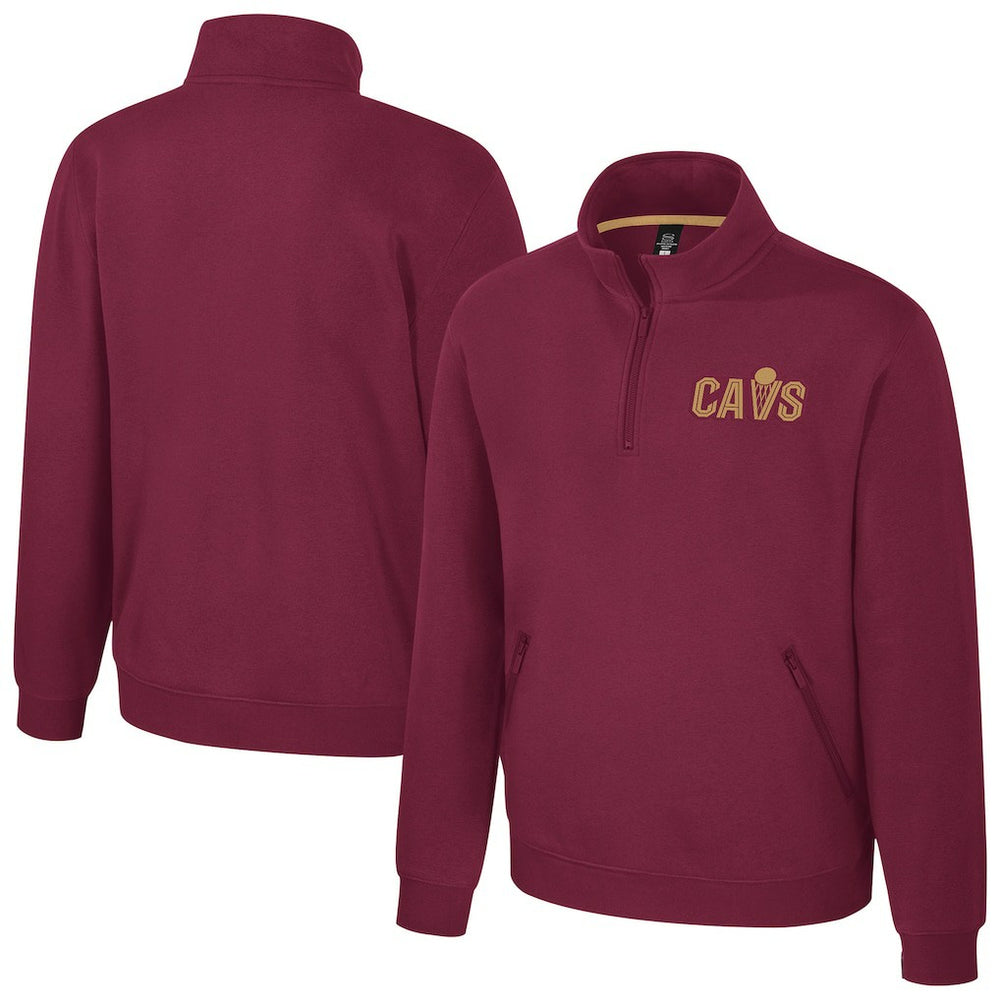 Cleveland Cavaliers Stadium Essentials Unisex Varsity Trainer Quarter-Zip Pullover sale On Sale