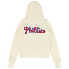 Philadelphia Phillies Aviator Nation x MLB Unisex Five-Stripe Tri-Blend Full-Zip Hoodie | MLB Outlet