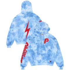 Philadelphia Phillies Aviator Nation x MLB Unisex Tie-Dye Tri-Blend Pullover Hoodie | MLB Sale