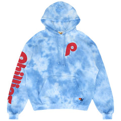 Philadelphia Phillies Aviator Nation x MLB Unisex Tie-Dye Tri-Blend Pullover Hoodie | MLB Sale
