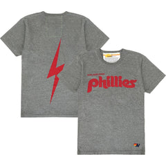 Philadelphia Phillies Aviator Nation x MLB Unisex Bolt Tri-Blend T-Shirt | MLB On Sale