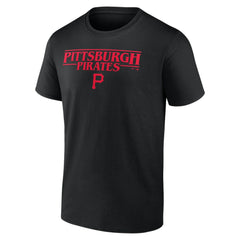Pittsburgh Pirates Stranger Things Logo Lockup T-Shirt | MLB Near me