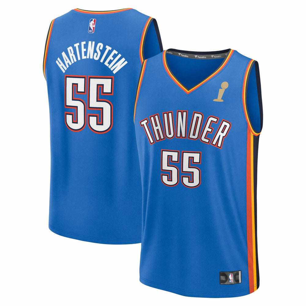 Isaiah Hartenstein Oklahoma City Thunder 2025 NBA Finals Champions Fast Break Replica Player Jersey Outlet