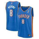 Jalen Williams Oklahoma City Thunder 2025 NBA Finals Champions Fast Break Replica Player Jersey Online
