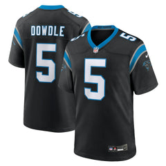 Rico Dowdle Carolina Panthers Team Game Jersey - Black