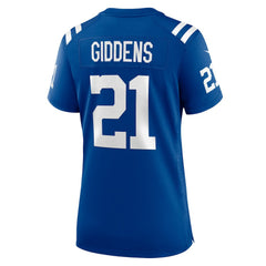 Indianapolis Colts Nike DJ Giddens Women's Team Game Jersey
