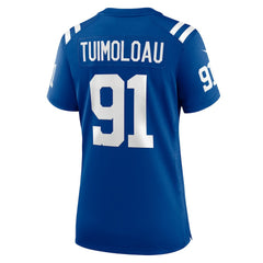 Indianapolis Colts Nike JT Tuimoloau Women's Team Game Jersey