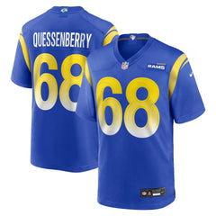 Los Angeles Rams Nike David Quessenberry Team Game Jersey