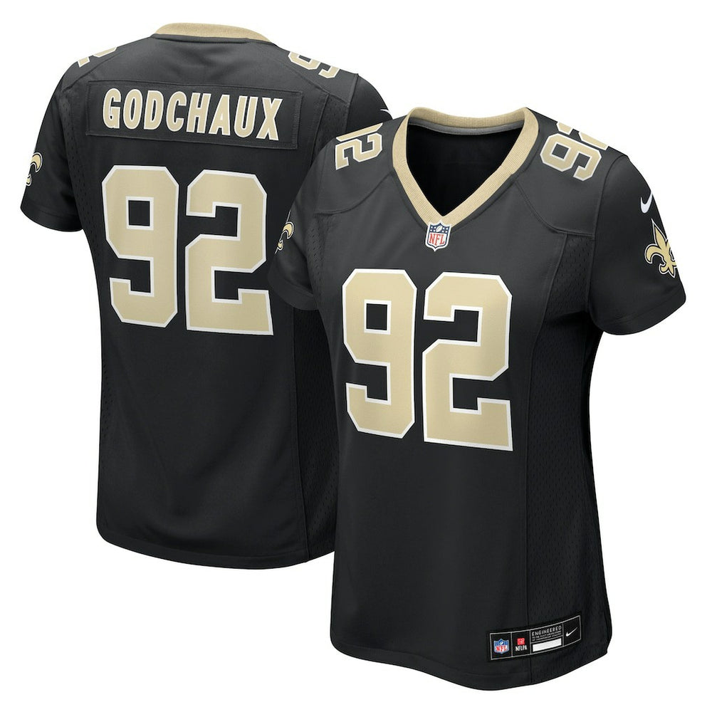 New Orleans Saints Nike Davon Godchaux Women's Team Game Jersey
