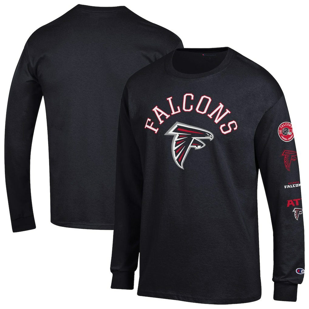 Atlanta Falcons Champion Seal Long Sleeve T-Shirt